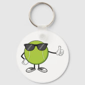 Sunny Tennis Ball Sleutelhanger (Voorkant)