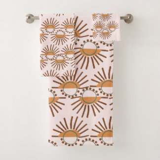 SUNNY TERRACOTTA TOWEL SET BAD HANDDOEK