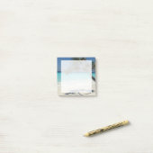 Sunny Tropical Beach Ocean Paradise Post-it® Notes (Op bureau)