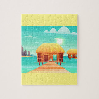 Sunny Tropical Seacoast Legpuzzel