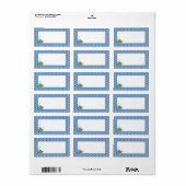 Sunny Turtle Mailing Address Label (Full Sheet)