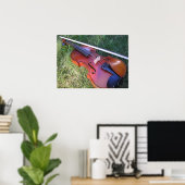 Sunny Violin Poster (Thuiskantoor)