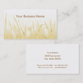 Sunny Wheat Field Visitekaartje (Voorkant / Achterkant)