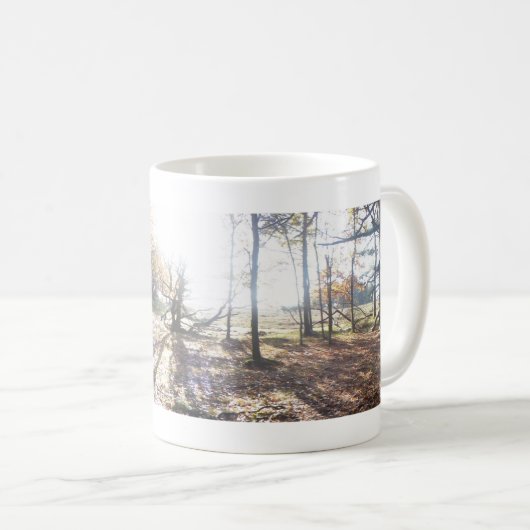 Sunny Wood Panoramic Landscape Mok (Voorkant rechts)