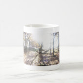 Sunny Wood Panoramic Paysage Mug (Centre)