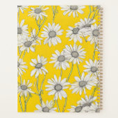 Sunny Yellow and White Daisies Planner (Achterkant)