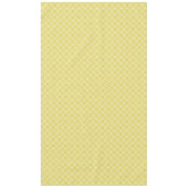 Sunny Yellow and White Quatrefoil Tafelkleed (Voorkant)