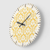 Sunny Yellow Damask Grote Klok (Hoek)