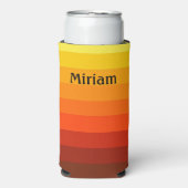 Sunny Yellow Ombre add Jouw naam Tall (Seltzer Voorkant)