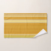 Sunny Yellow Stripes Bad Handdoek (Handdoek)