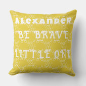 Sunny Yellow Tribal Coussin (Recto)