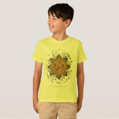 Sunnycomb -Children's T-Shirt (yellow) (Voorkant volledig)