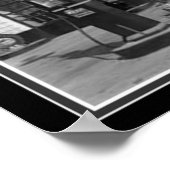 Sunoco Gas Station Black & White Print 13 x 19 (Hoek)