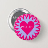 SUNQUEEN.2, PKU DIET RONDE BUTTON 5,7 CM (Voorkant /achterkant)
