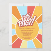 Sunray Kids Élémentaire Invitation de la fête de g (Dos)