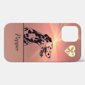 Sunray rose encre Dalmatien Chien Coque 12 (Verso (horizontal))