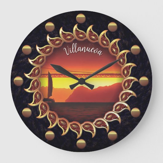 Sunrays Sunset 1124 Grote Klok (Voorkant)