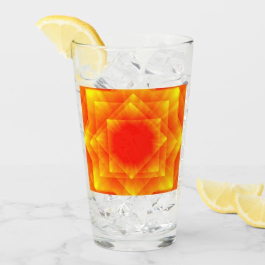 Sunrise 16oz Glass, Glas (Voorkant ijs)