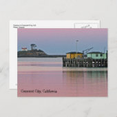 Sunrise à Crescent City, carte postale CA (Devant / Derrière)