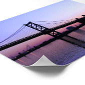 Sunrise aan de Delaware Poster (Hoek)