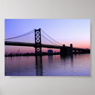 Sunrise aan de Delaware Poster