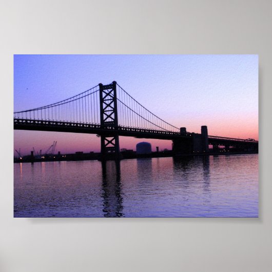 Sunrise aan de Delaware Poster (Voorkant)