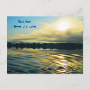 Sunrise aan de Donau Briefkaart