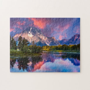 Sunrise aan de Oxbow Bend Legpuzzel
