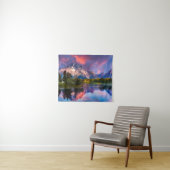 Sunrise aan de Oxbow Bend Wandkleed (In Situ (horizontaal))