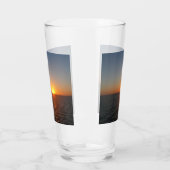 Sunrise aan de Zee III Ocean Horizon Seascape Glas (Links)