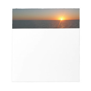 Sunrise aan de Zee III Ocean Horizon Seascape Notitieblok