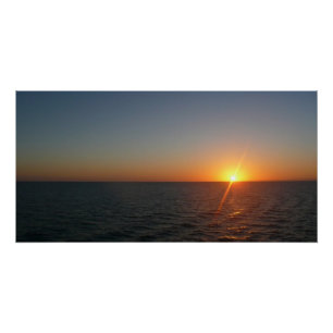 Sunrise aan de Zee III Ocean Horizon Seascape Perfect Poster