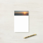 Sunrise aan de Zee III Ocean Horizon Seascape Post-it® Notes (Op bureau)