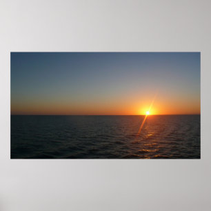 Sunrise aan de Zee III Ocean Horizon Seascape Poster