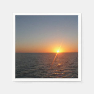 Sunrise aan de Zee III Ocean Horizon Seascape Servetten