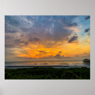 Sunrise aan Tybee Poster