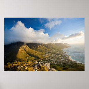 Sunrise Above Camps Bay And Table Mountain Poster