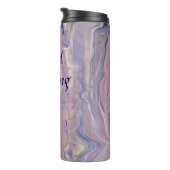 Sunrise Acrylic Pour Thermal Tumbler Thermosbeker (Geroteerd rechts)