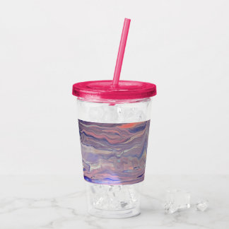 Sunrise Acrylic Pour Tumbler Acryl Drinkbeker