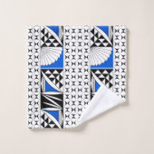 Sunrise amérindienne du sud-ouest en bleu (Gant de toilette)