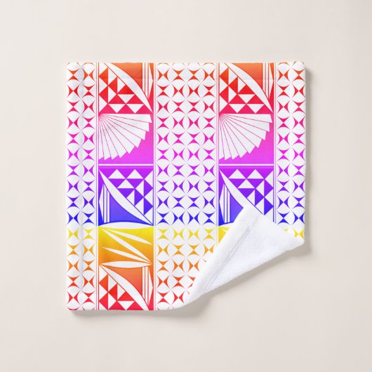 Sunrise arc-en-ciel (Gant de toilette)