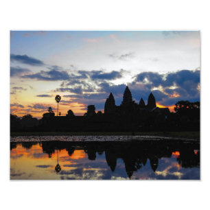 Sunrise at Angkor Wat, Cambodja - Foto Print Afdruk