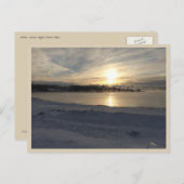 Sunrise Beach Fog Scene, Maine Briefkaart (Voorkant / Achterkant)