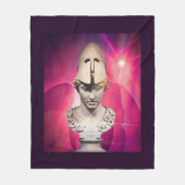 Sunrise Berlin Statue Fleece Deken (Voorkant)