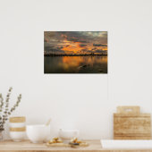 Sunrise bij Biscayne Bay Poster (Keuken)