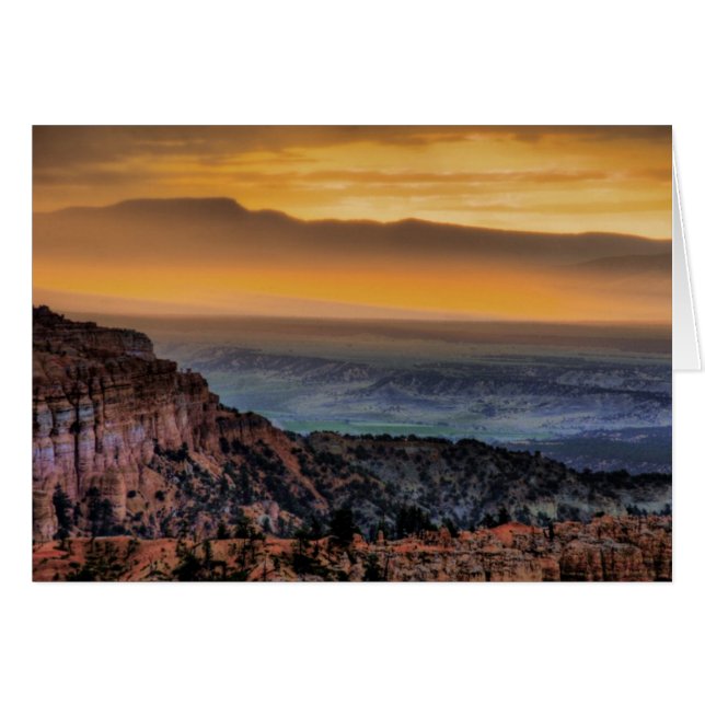 Sunrise bij Bryce Canyon (Voorkant Horizontaal)