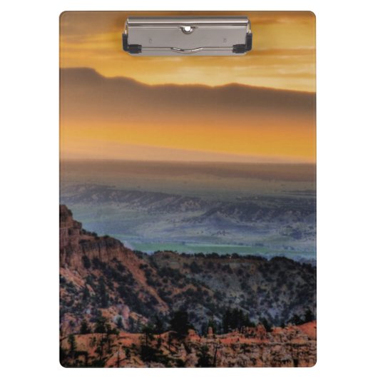 Sunrise bij Bryce Canyon Klembord (Voorkant)