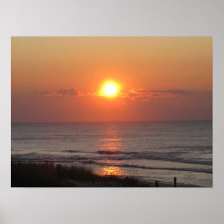 Sunrise bij LBI Poster