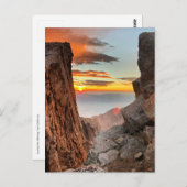 Sunrise bij Mt. Whitney Trail Briefkaart (Voorkant / Achterkant)