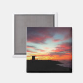 Sunrise bij Newport Beach, CA Magneet (Voorkant / Achterkant)